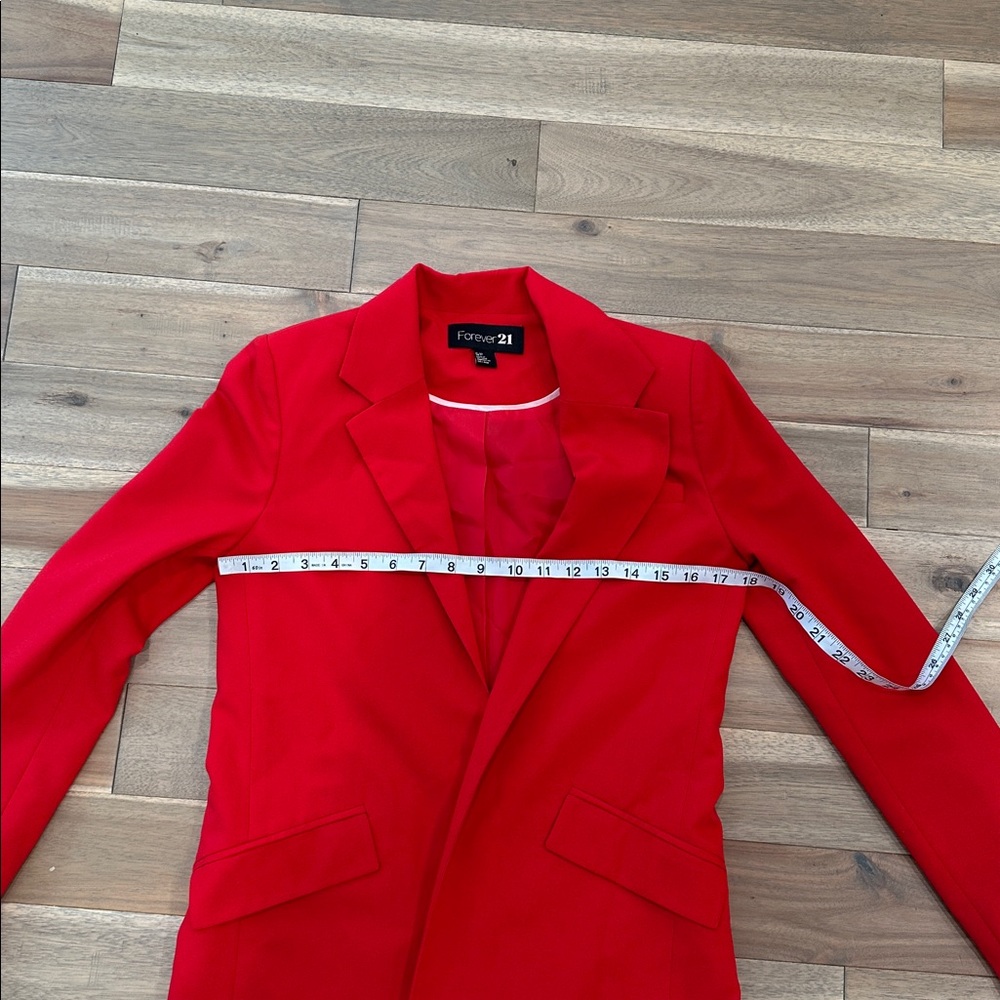 Forever 21 Red Blazer jacket 3 for $20 - Picture 6 of 7